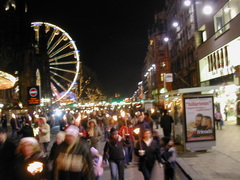 Hogmanay Torchlight procession through Princes St.